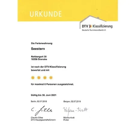 Дом отдыха Ostseebrandung - Haus Seestern *